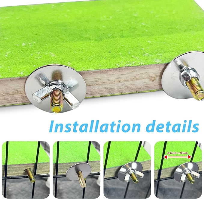 kathson 12 Pcs Bird Perch Stand Toy Colorful Wood Paw Grinding Stick Parrot Perch Stand Holder Platform Bird Cage Accessories for Pet Bird Parakeet Cockatiels Lovebirds (6 Random Colors)