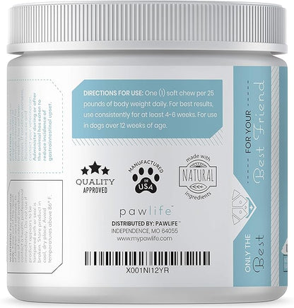 Calming Chews with Organic Hemp Oil| Dog Anxiety Relief & Travel Friendly| Glucosamine to Help with Join Support| 120 Soft Chews & up to 4-Month Supply