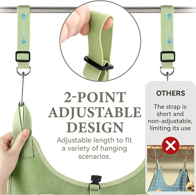 Dog Grooming Hammock  for Dogs Cat Grooming Hammock,Dog Sling for Nail Trimming with Dog Nail Clippers for Small Dogs,Dog Hammock for Nail Trim,Dog Hanging Harness for Nail Trimming