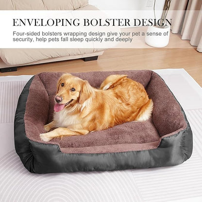 Dog Beds for Medium Dogs, Medium Dog Bed, Warming Soft Durable Pet Bed with Anti-Slip Bottom