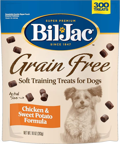 Bil-Jac 319010 Grain Free Soft Chicken Training Treat, Multicolor