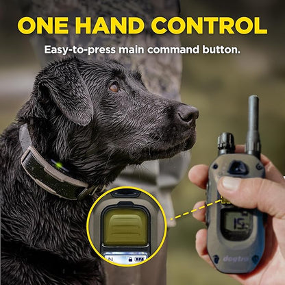 Dogtra 1900X E-Collar for Dog Training - 3/4 Mile Range, Dogs 35 lbs+, IPX9K Waterproof, 100 Stimulation Levels, Vibration, Tone, Rechargeable - Ideal for Dog Owners and Professional Trainers