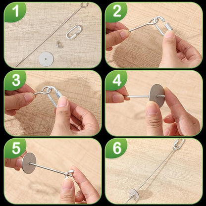 7 Pcs No Mess Bird Feeders Set Automatic Clear Parrot Feeder and Watered Dispenser Cage Accessories Stainless Steel Parrot Fruit Vegetable Skewer Foraging for Lovebirds Budgies Canary Finch