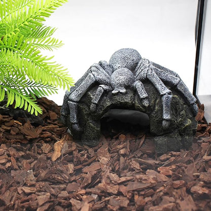 Reptile Rock Cave Hideouts Terrarium Habitat Decor Gecko Tank Accessories for Fish, Reptiles, Amphibians,Frogs, Snakes,Lizards,Shrimps, Spiders and Small Animals Crab