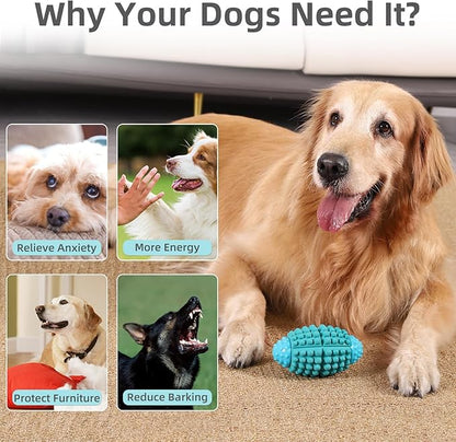 WinTour Dog Chew Toys for Aggressive Chewers Large Breed, Tough Dog Toys for Aggressive Chewers, Indestructible Dog Balls for Aggressive Chewers, Squeaky Dog Toys for Large Dogs, Super Chewer Dog Toys