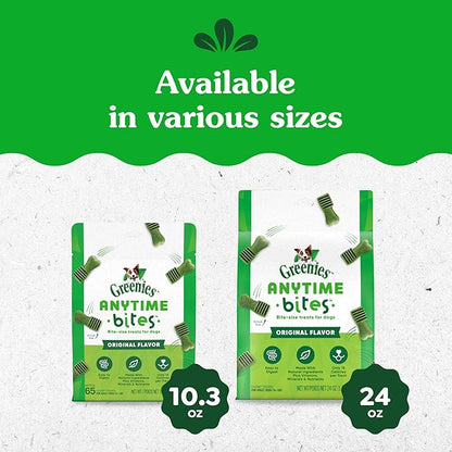 Greenies Anytime Bites Dog Treats, Original Flavor, 24 oz. Bag