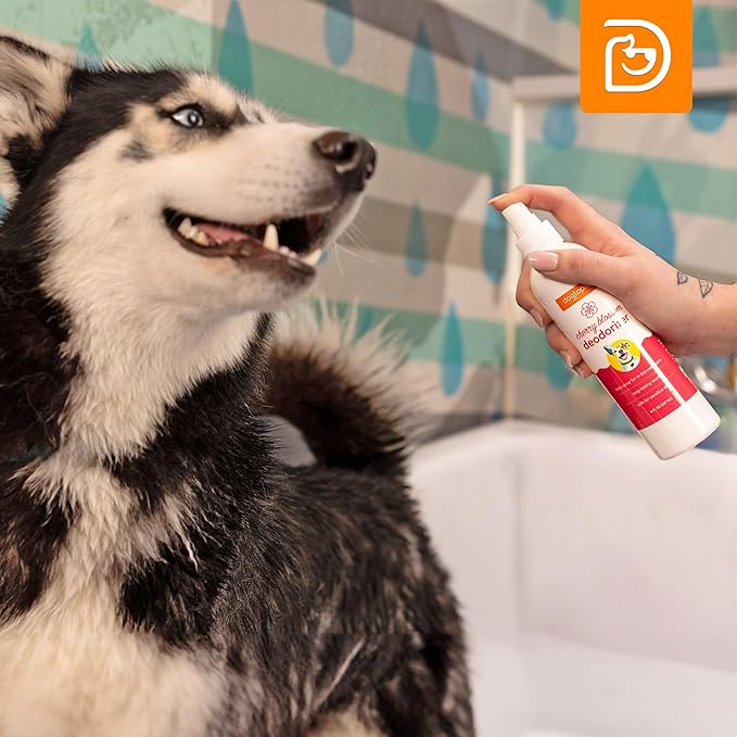 3-in-1 Paw Balm & Deodorizer Spray - Between Baths Bundle for Pets | Moisturizing Balm for Cracked Skin (2oz) & Long-Lasting Cherry Blossom Odor Eliminator (8oz) for Dogs & Cats