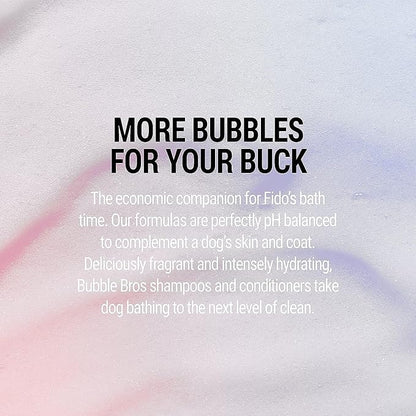 2 in 1 Dog Shampoo and Conditioner for Pets, Gallon - Naturally Derived Ingredients, Eliminates Smelly Pet Odors, Moisturizes and Nourishes, Cleans and Conditions, Bulk Refill Size 128 oz