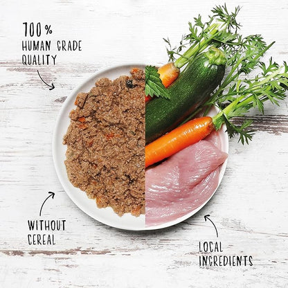 DOG'S LOVE Single Protein, Limited Ingredients, Ethically Sourced, Grain Free Wet Dog Food - Canned Soft Dog Food, Grain Free Dog Food for Your Dog - Premium Can Dog Food | 6 cans (14.1 Oz, Turkey)