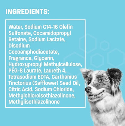 Dog Whitening Shampoo for Dogs - White Dog Shampoo Whitening for White Coats - Brightening Shampoo for White Dogs - Pina Colada Scented Dog Whitening Shampoo for Stains - 12 oz