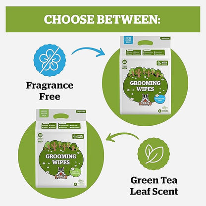 Pogi_ Dog Grooming Wipes  Hypoallergenic Pet Wipes for Paws, Body & Butt  Cleaning & Hydrating, Fragrance Free, 400-Count