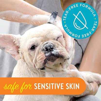 2-in-1 Shampoo & Conditioner | Fragrance-Free Shampoo/Conditioner for Dogs and Pets, Rich with Soothing Emollients | Hypoallergenic, Tearless, Soapless & Alcohol-Free for Everyday Use