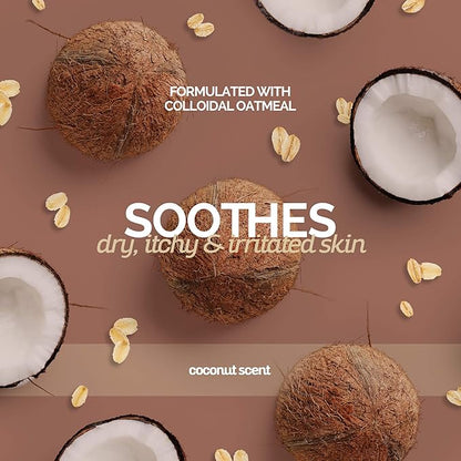 Bark2Basics Oatmeal Dog Shampoo, 1 Gallon - Natural Colloidal Oatmeal, Natural Ingredients, Calms Dry Itchy Irritated Skin, Moisturizes and Soothes the Skin and Coat, Professional Grade