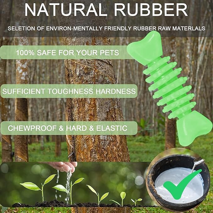 Puppy Toys, 6 Pack Dog Chew Toys for Puppy, Cute Green Small Dog Toys Teething Toys for Puppies, Soft Durable Interactive Chew Toy for Small Dogs