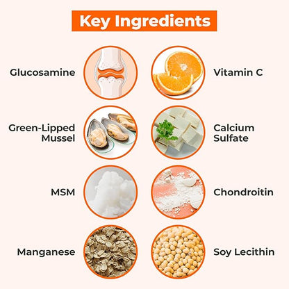 Pawlabs G-Max Joint Support for Dogs - Maximum Strength Hip & Joint Supplement with Glucosamine, Chondroitin, MSM etc - Relieves Arthritis Pain & Hip Dysplasia - Bacon Flavor, 60 Chews