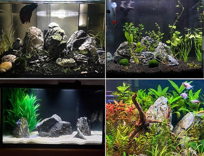 Voulosimi 18 lb Seiryu Rock Stone for Aquariums, Landscaping Model,Tank Decoration