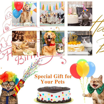 Quick Dry Dog Nail Polish, 8 Neon Brightness Colors Dog Nail Polish Pens Non Toxic Pet Safe Soft Brush Tip Nail Polish Markers for Dog Cat Horse Pig or other Small Pets