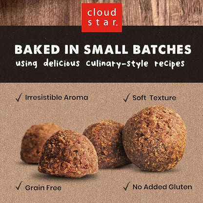 Cloud Star Wag More Bark Less Grain Free Meatball Bites, BBQ Chicken Recipe, 14 oz.