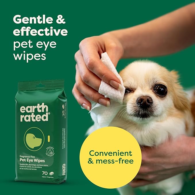Earth Rated Short Coat Essentials - Dog Shampoo, Refresh Mist, Ear Wipes, Eye Wipes & No-Rinse Shampoo