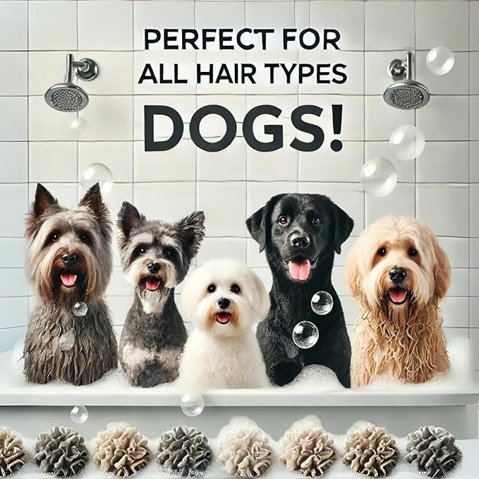 2pcs Pet Grooming Gloves for Cats, Dogs, Rabbits, Horses  Silicone Hair Remover, Shedding Bath Brush, Massage Mitts