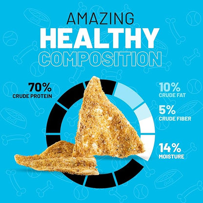 Sitka Farms Bully Dusted Cow Ears for Dogs 8 Count - Premium Rawhide Free Dog Chews - Beef Natural Dog Treats for Small, Medium and Large Dogs - Doggie Dental Care - Healthy Long Lasting Beef Ear