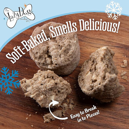 The Lazy Dog Cookie Co., Vanilla Shortbread Soft Baked Dog Treats - Roasted Vanilla Flavor - Wheat, Corn & Soy Free - Limited Edition - 5 oz (SB)