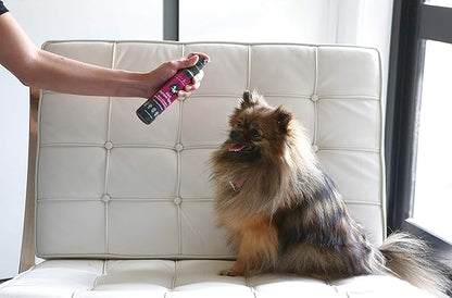 Rufus & Coco 3-in-1 Natural Pamper Spray | Detangle, Shine & Deodorize | Paraben Free with no Build up Mist| Hypoallergenic Fresh Fragrance