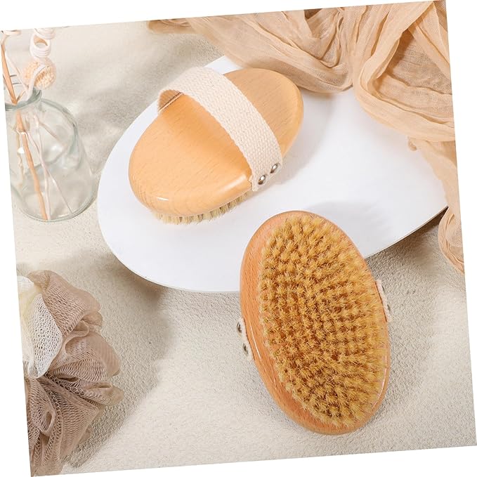 SUPVOX Short Hair Dog Brush - Pets Palm Brush with Bristles,Soft Bristle Pet Brush for Daily Grooming Cats Dogs