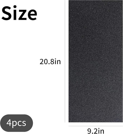 4 PCS Dog Nail Scratch Board Sandpaper Replacement 20.79 * 9.21 inch, Self-Adhesive Sandpaper, Suitable M-Shaped Dog Scratch Pad, XL Size