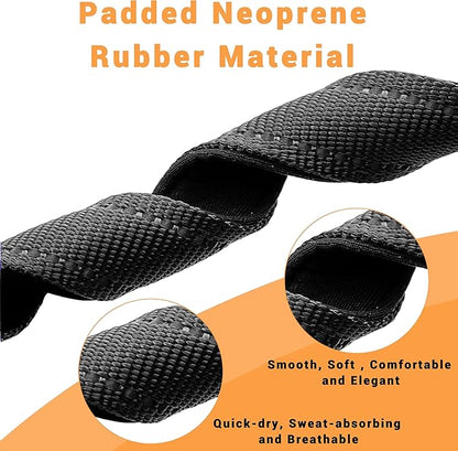 2 Pack Reflective Dog Collar with Safety Locking Buckle, Adjustable Soft Breathable Comfortable Nylon Pet Collar for Small, Medium and Large Dogs, Black, S