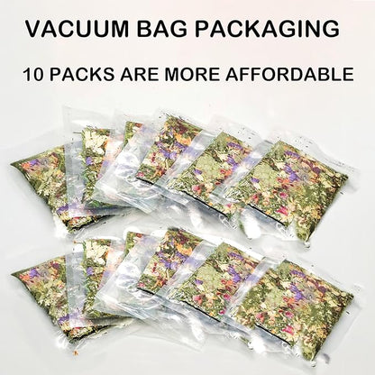 Rabbit Toys 10 Pack Bunny Toys Bunny Chew Toy Guinea Pig Treats Timothy Hay Toy Chips with Herbal Flowers Timothy Hay Grass Hamster Snacks Chinchillas Gerbils for Small Animals Teeth