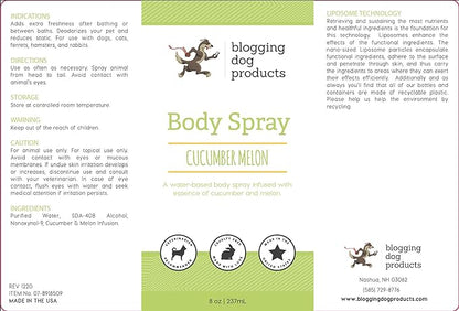 Dog Perfume Spray Long Lasting - Pet Odor Eliminator - Dog Cologne Spray - Premium Dog Deodorant Spray for Smelly Dogs - Refreshing Dog Deodorizer Spray for Grooming