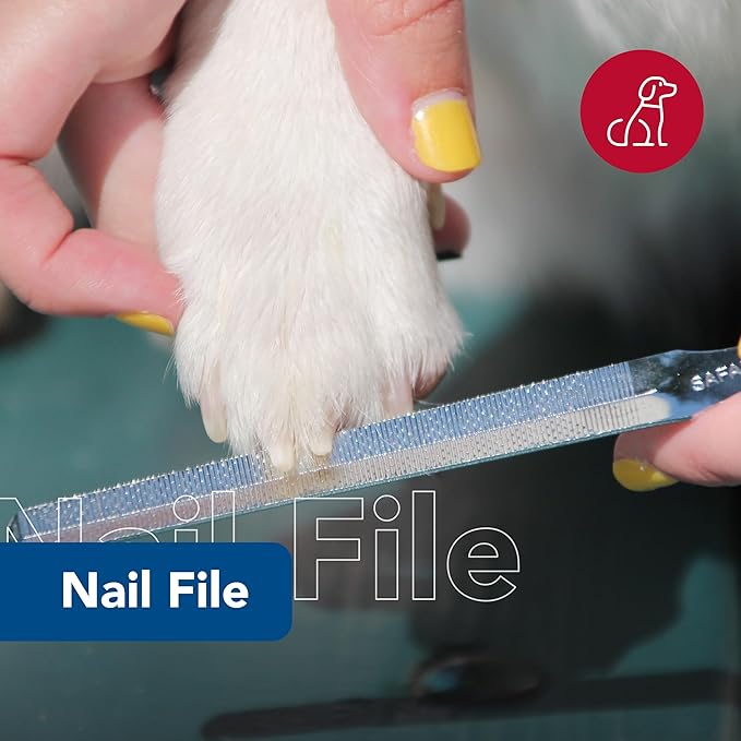 Coastal Pet Safari Dog Nail File - Ensure a Smooth Finish After Cutting - Remove Burs from Outdoor & Indoor Dogs - One Size