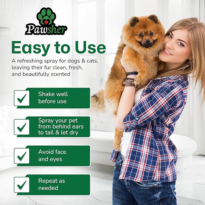 Dog Essentials Refreshing Bundle | Dog Wipes for Cleaning & Deodorizing | Paw & Nose Balm | Teeth Cleaning Wipes | Dog Spray & Deodorizer Perfume | Refreshing & Calming Lavender Scent