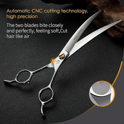 Dog Grooming Scissors: 7.5" Pet Shears Made Of Japanese VG10 Advanced Stainless Steel Professional Grooming Scissors for Dogs Cats and Other Pets