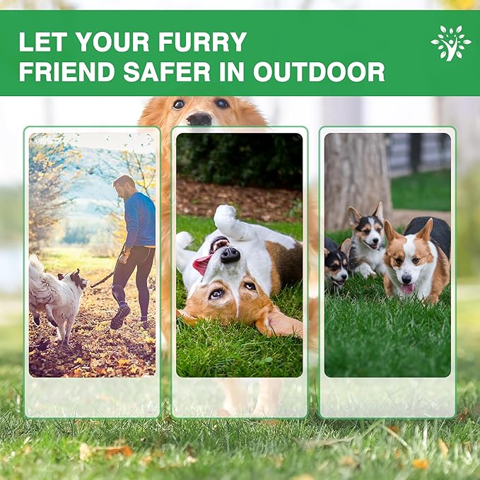 Flea and Tick Wipes for Dogs & Cats, Dog Flea and TIick Treatment Prevention Wipes, All Natural Grooming Wipes for Cleaning, Help with Ticks, Fleas, Eggs & Larvea, 160 Count