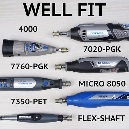 Diamond Dog Nail Grinder Attachment, Diamond Rotory Bit for Dogs&Pets Nail Care, Made for Dremel Grinder for Animals Nail Care & Home Grinder Tools, Samoyed, Smooth-grit