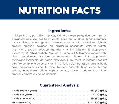 Hill's Science Diet Perfect Weight, Adult 1-6, Weight Management Support, Wet Dog Food, Salmon & Vegetables Stew, 2.8 oz Pouch, Case of 24