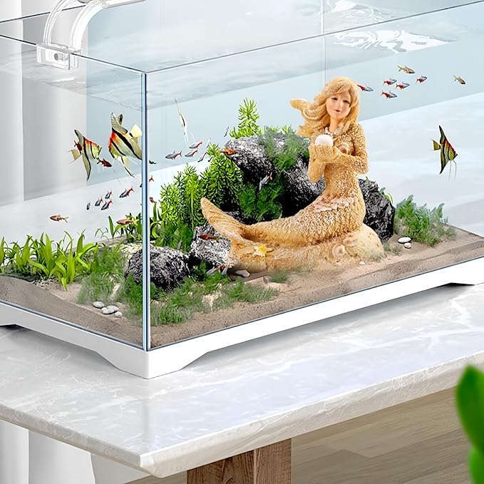 Fish Tanks Decorations, Mermaid Statue ，Mermaid Garden, Fish Tank Decorations, Handicraft Decorations, Mermaid Decorations (Sand Mermaids)