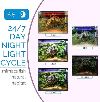 hygger Advanced LED Aquarium Light with Timer, 24/7 Lighting Cycle & DIY Mode, Full Spectrum Fish Tank Light for 18-24 in Freshwater Planted Tank