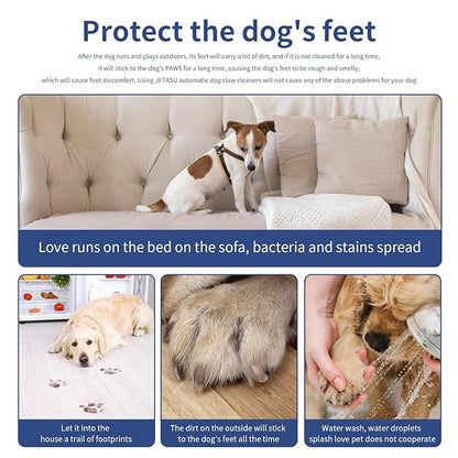 Dog Paw Cleanerï¼_utomatic paw cleaner For dogs, Type-c Charging, Designed For Small To Medium Sized Dogs ï¼_asy To Carryï¼_eeps Homes Clean(white)