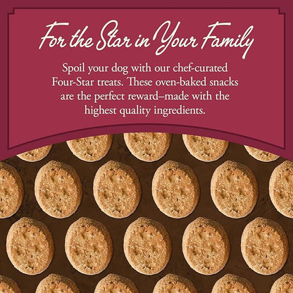 Fromm Four-Star Nutritionals Salmon with Sweet Potato Dog Treats - Premium Oven Baked Dog Snacks - Salmon Recipe - Pack of (3) 8 oz Bags