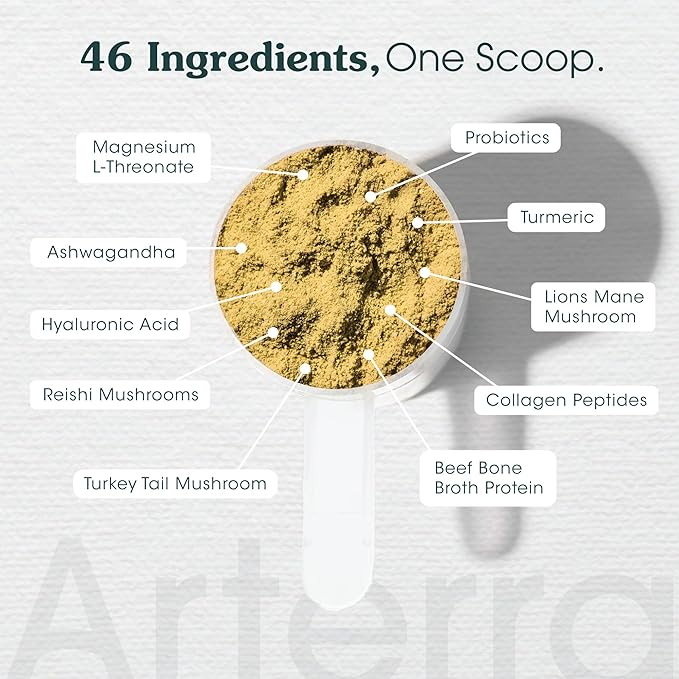 Adult Dog Powder Supplement & Food Topper  46 Ingredients for Gut, Immune & Brain Health  Daily Longevity Multivitamin for Whole Body Wellness | 60 Scoops