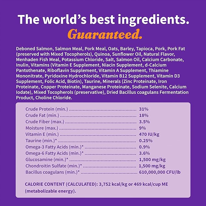 HALO Elevate Dry Dog Food, Healthy Grains Salmon Recipe, 3.5lb