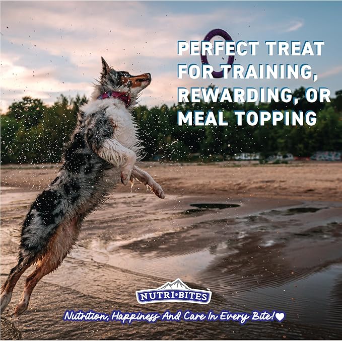 Nutri Bites Freeze Dried Whitefish Dog & Cat Treats, 9 oz | Healthy Pet Training Treats or Food Topper | All Natural, High Protein | Great for Puppy, Small, Medium, or Large Breeds