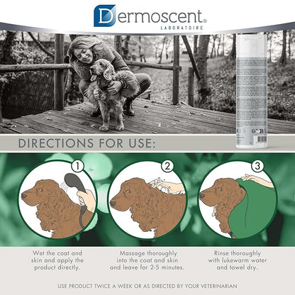 Dermoscent PYOclean Shampoo for Dogs & Cats - Anti-Itch Sensitive Formula to Control Skin Infections & Allergy Symptoms - 200 ml