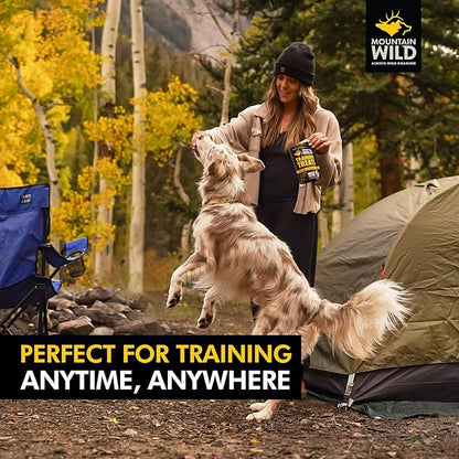 Training Treats for Dogs & Puppies  Elk & Venison Protein Puppy & Dog Treat  High Value, All-Natural, No Fillers, Grain-Free, No Artificial Preservatives  4oz, 2 Bags