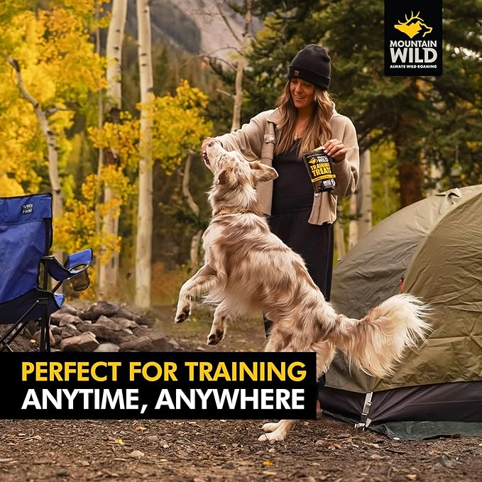 Training Treats for Dogs & Puppies  Elk & Venison Protein Puppy & Dog Treat  High Value, All-Natural, No Fillers, Grain-Free, No Artificial Preservatives  4oz, 1 Bag