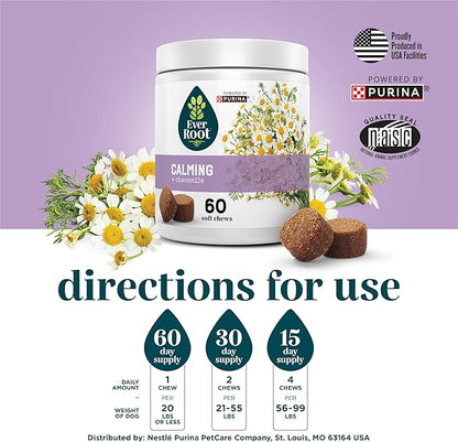 By Purina Calming Dog Supplements Soft Chews - 10.6 oz. Canister