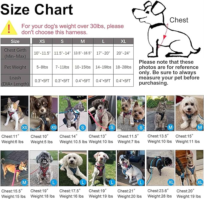 Dog Harness Step-in Breathable Puppy Cat Dog Vest Harnesses for Small Medium Dogs Beige Checkered